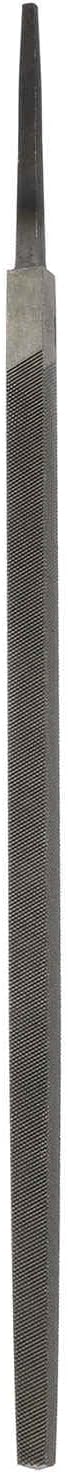 HARFINGTON 10" Square Medium Cut File Double Cut Teeth Medium Metal File High Carbon Steel T12 without Handle for Metal Wood Finishing Roughing Shaping, Grey