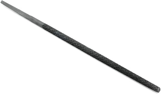 Benchmark Abrasives 6" Round Hand File Without Handle, American Pattern Metal Files, Hardened Steel Deburr Tool for Shaping Metal, Plastic, Aluminum, Stone Carving, Metalworking, Woodworking (6")