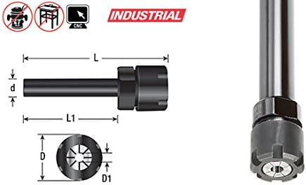 Amana Tool - Tool Ex Tension 3/8" x 4" L x ER20 (TE-102), Industrial Grade