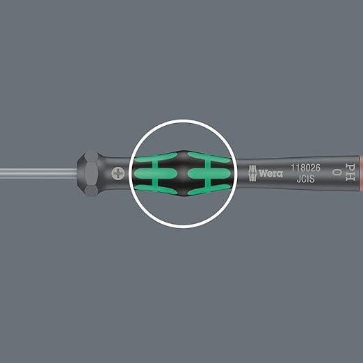 Wera 05118037001 Kraftform Micro 2067 Torx TX Electronics Precision Screwdriver, TX3 Head, 40mm Blade Length