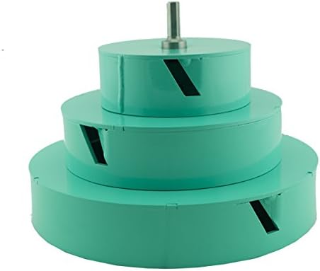 Set of 4in 6in and 8 inch Bevel Pro PVC Pipe Beveling Tool for SDR 35 or 26 Sewer Pipes Eliminates Hand Filing for Quick Easy and Safer Bevels, One Adapter for 6" and 8" tools for drill use included.