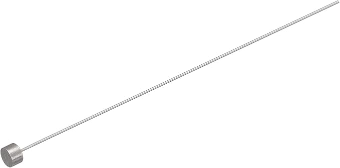 uxcell Straight Ejector Pins, 0.8mm (1/32") Dia. 65Mn Steel Round Tip Punch 100mm (4") Long for Mechanical Maintenance