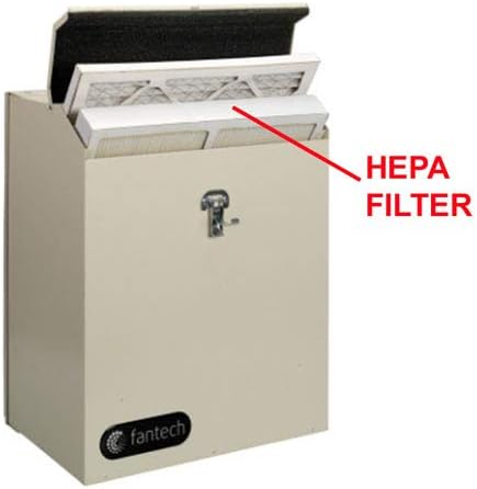 AIRx Filters Replacement HEPA Filter for Fantech DM3000P/CM3000, 2-Pack