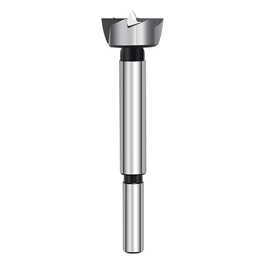 7/8 Inch Forstner Drill Bit for Woodworking, 7/8" Forstner Bit Wood Drill Bits for Holes, Hinge Cutter for Hard Wood, Plastic, Plywood Round Shank