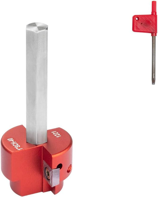 2 Wings PVC Pipe Reamer, Plastic PVC Pipe Fitting Saver Kit Fit into Standard 1/2" Drills 1inch Head Socket Saver Tool