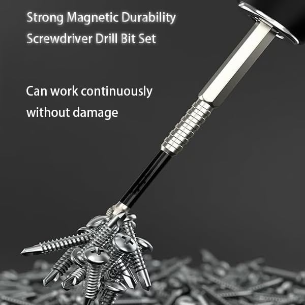 High Magnetic Screwdriver Drill Bit Set, Upgrade K5 Impact Driver Bit Set, Anti Slip Magnetic Screwdriver Bits, 25 50 65 70 90 150mm (2 Set)