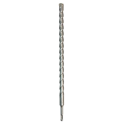 7/8 Inch x 18 Inch SDS Plus Rotary Hammer Drill Bit, Carbide Tipped for Brick, Stone, and Concrete (7/8" x 18")