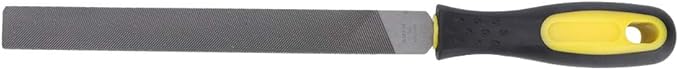 Atyhao 8in Large Flat File, Hand File Tool Sharpening Tool Steel File Grinding Blade with Handle for Sharpening Knife Axe Hatchet Metal(coarse-Tooth)