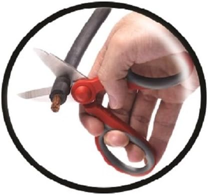 Vampire Tools vSHEARS 5 1/2" Multi-Purpose Professional Electricians Shears (2-pack) ??Cut Cables, Strip Insulation, Cut Copper Sheets, Crimp Terminals, and Clean Electrical Boxes: VT-3909