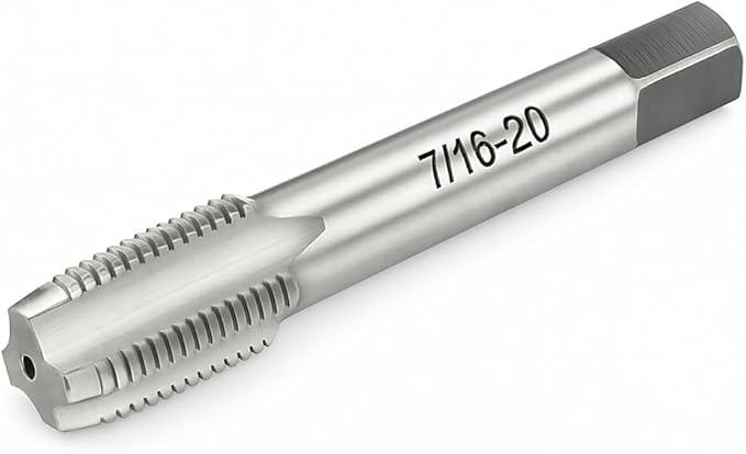 7/16"-20 Thread Tap 6542 HSS Thread Maker for Internal Thread Repair and Fabrication