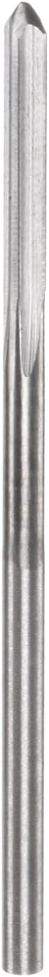 uxcell Chucking Reamers, 2.5mm H7 Metric Machine Reamer Drill Bit for Metal Wood Hole Reaming, Straight Flute High Speed Steel Tool