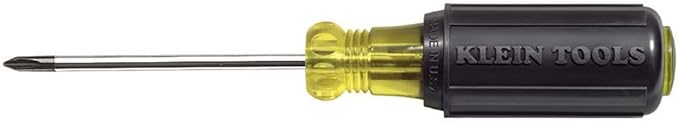 Klein Tools 80031 Screwdriver Set, Made in USA, 5-Piece Kit Includes 2 Slotted, 2 Phillips and 1 Square Tip Screwdriver, Cushion Grip Comfort