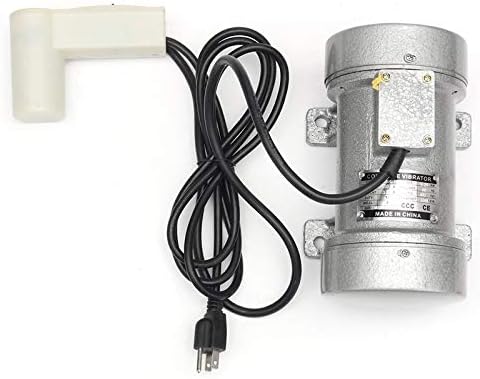 MYOYAY Concrete Vibrator, 280W Electric Concrete Vibrator Concrete Motor Vibrating Shaker Table Vibrator Motor Heavy Duty Machine 110V 60HZ 2840RPM 300KGF with 5.9fts Power Cable