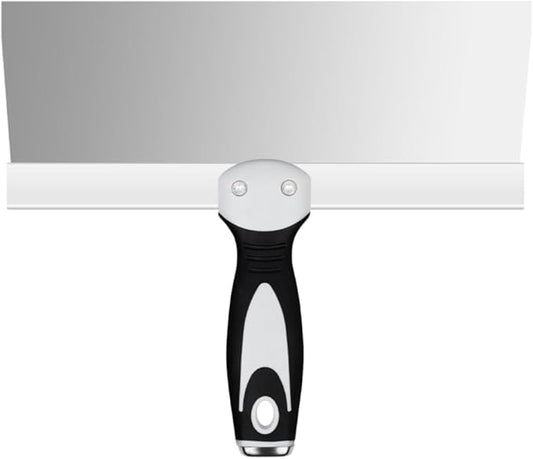 Mister Rui Taping Knife, 10" Drywall Taping Knife, Stainless Steel Taping Knife, Drywall Skimming Blade, Plastering Spatula Tools, Plastering Tool, Stainless Blade for Taping and Filling