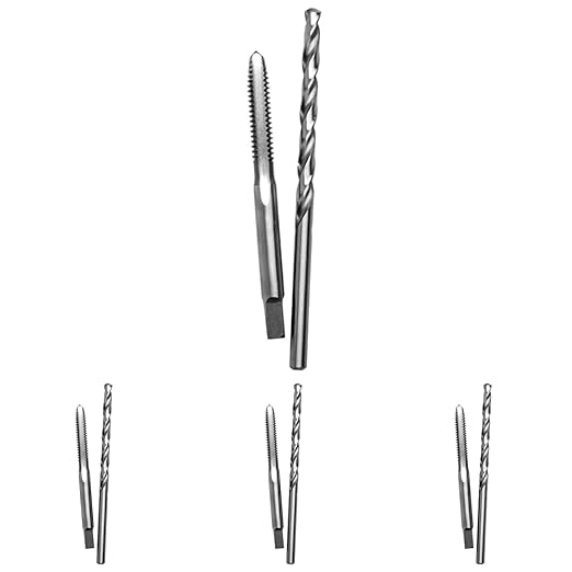 Century Drill & Tool 95306 Machine Screw Tap & Drill, 10-24NC (Pack of 4)