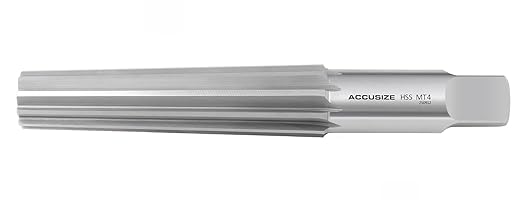 Accusize Industrial Tools H.S.S. Morse Taper Finishing Reamer, MT4, 2802-0004