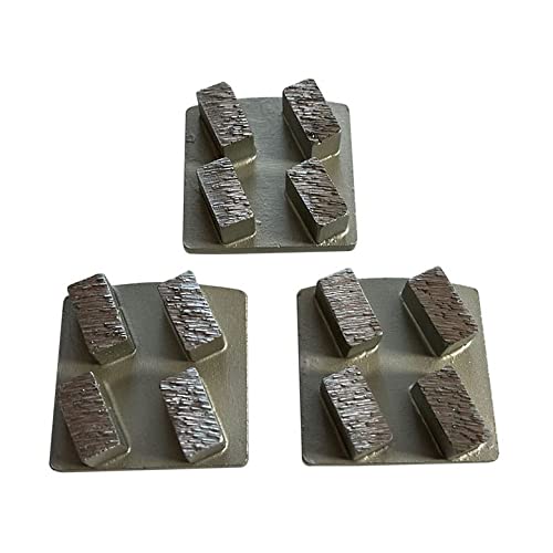Scanmaskin Diamond Grinding Discs, Set of 3, Premium Extra Soft Bond/Cap Cutting, 30/40 Grit