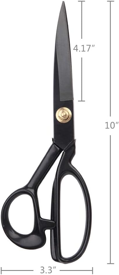 Fabric Scissors - 8 Inch Sewing Dressmaking Scissors Tailor's Dressmaker Shears for Cutting Fabric, Clothes, Leather, Raw Materials