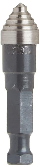 Irwin Tools - 10312ZR Unibit #12 3/8-Inch Step-Drill Bit, 1/4-Inch Shank (10312) Black