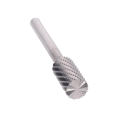 Drill America SB1 1/4" X 5/8" Cylindrical End Cut Carbide Burr 1/4 Shank, DUL Series