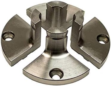 NOVA 48293 PREMIER PRO-TEK G3 CHUCK Bundle with 2" PRO-TEK Jaw Set, JSPIN 1" Pin Jaw Set, JS100N 4" Bowl Jaw Set, Woodworm Screw & Storage Case. 1"x 8 TPI Only (Does Not Use Inserts)