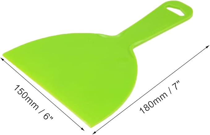 10Pcs Putty Scraper 6" Plastic Flexible Putty Knives,Large Size Pack,Disposable Spreader Flexible Plastic Paint Scraper Tool for Spackling, Taping Drywall Wall Painting (6" - 10Pack)