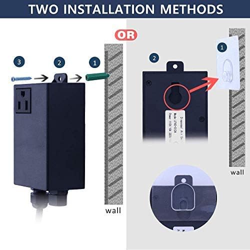 Garbage Disposal Air Switch Kit Sink Top Waste Disposal Stainless Steel On/Off Air Button Food and Waste Disposals Part by Etoolcity