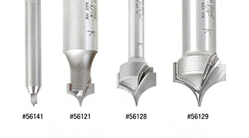 Amana Tool - 56121 Carbide Tipped Pt. Cutting Roundover 3/16 Radius x 3/8 Dia x 5/16 x 1