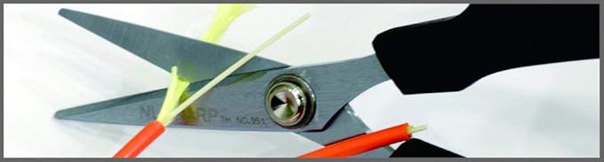 Ascend Tools 6-1/4 inch Carbon Steel Shears - Kevlar, Dyneema, Vectran, Spectra, Technora, Nomex, Innegra, Dacron, Fiberglass, Carbon Fiber, Fiber Optic Kevlar Shears