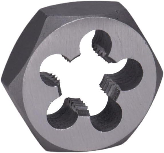 Century Drill & Tool, 95625, 16X2.00, Hex Die, Precision Cut External Threads, High Carbon Alloy Steel