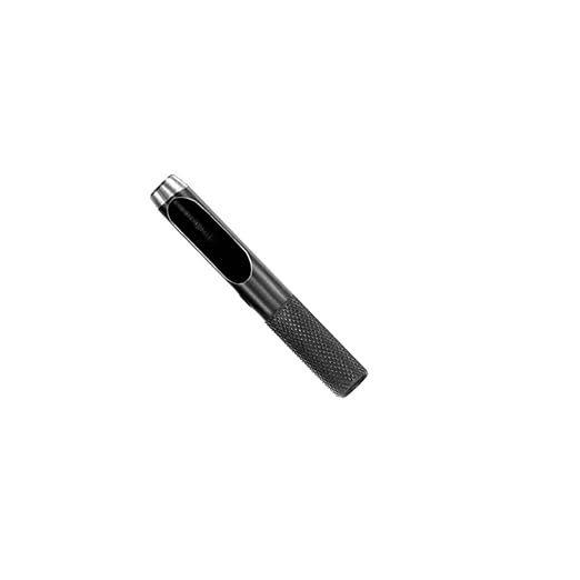 10mm Leather Hole Punch - Round High Carbon Steel Hollow Cutter for Paper, Plastics, Canvas, Belts, and Bags DIY Crafting