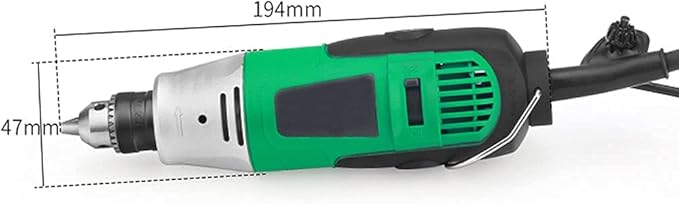 260W Rotary Tool Power Die Electric Multi-function Grinder Carver Set, Stepless Variable Speed Adjustment, 31000RPM, Lightweight