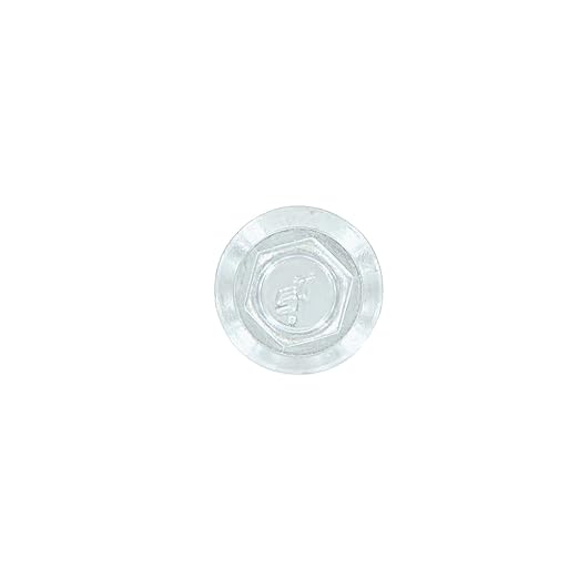 Fasteners Plus ST Fastening Maxx SteelBinder Metal to Metal #12 x 2 Bright White Screws with EPDM Rubber Washer, 250-Count - Designed for Roofing and Siding Panels