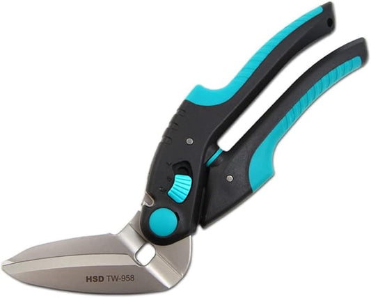 szhdxsy 10-Inch Heavy Duty Industrial Scissors - All Purpose Shears for Cardboard, Carpet, Thick Paper, Leather, Sewing Fabric - Extremely Sharp With Finely Serrated Blade