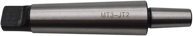 findmall 3MT to 2JT Tanged End Drill Chuck Arbor MT3 JT2 Fit for Drill Milling Boring Lathes