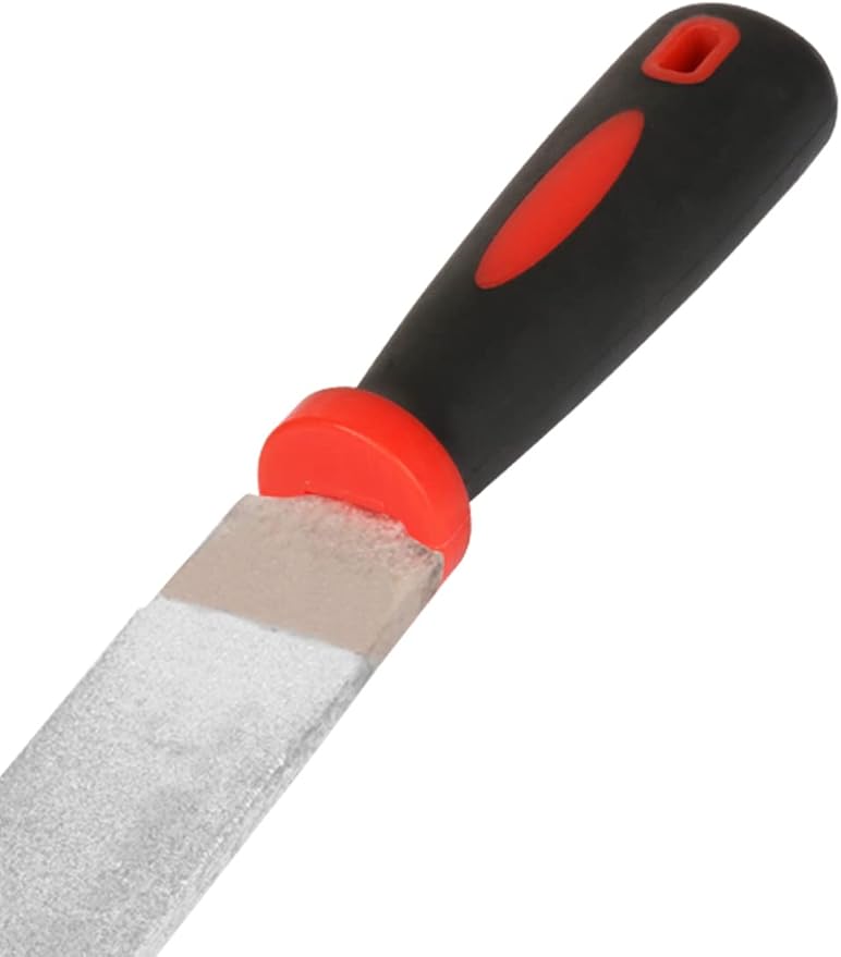 YKLP 8inch Diamond Coated Flat File Plastic Handle Hand Tools for Grinding on Glass, Stone, Marble, Rock, Bone 120 Grit2