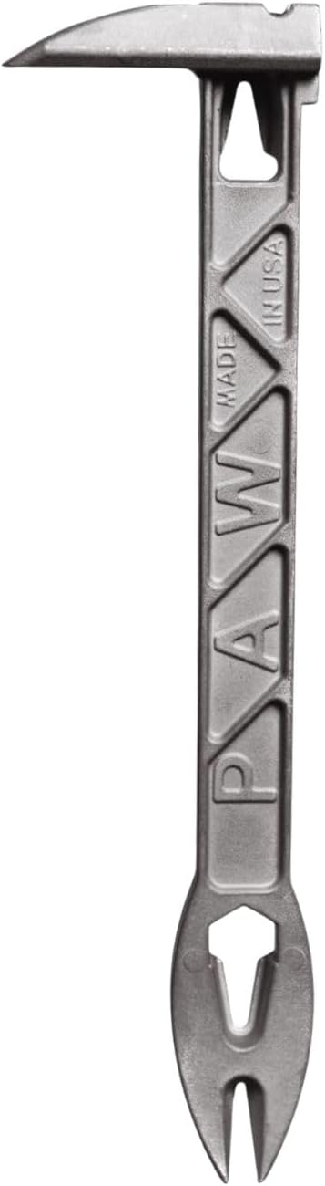 Boss Hammer 9??Boss Trim Paw with Lift - Titanium Cats Paw Nail Puller with Integrated Lift Feature, Wide Whale Tail, 4 Points of Pull, 13mm Hex Wrench & Magnetic Striking Face - Made in USA - BTPTIL