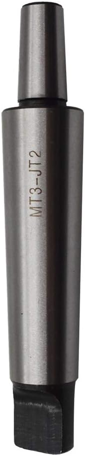 findmall 3MT to 2JT Tanged End Drill Chuck Arbor MT3 JT2 Fit for Drill Milling Boring Lathes