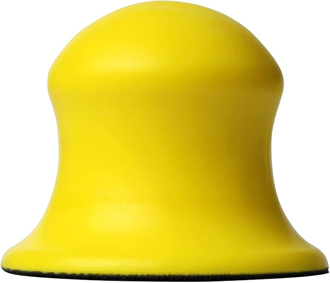 2 Pcs 3" Hand Block Round - Hand Sanding Block Hook and Loop For Adhesive Backed Sanding Sheets and Rolls