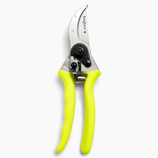 Foxglove 8.5" Pruning Shears ??Professional Garden Shears & Bypass Hand Pruners with Japanese SK5 High Carbon Steel Blades, Heavy Duty Garden Clippers & Gardening Tools