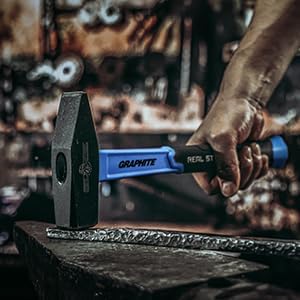 Real Steel Sheet Metal Hammer 21 Oz Cross Peen Blacksmith Hammer for Metal Shaping, HVAC projects 0554