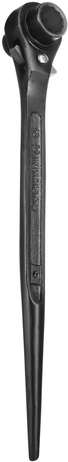 HARFINGTON Scaffolding Podger Ratchet Wrench 13mm x 16mm CR-V 12 Point Double Ended Socket Ratcheting Podger Scaffold Spud Spanner Tool for Auto Repair Mechanical Maintenance, Black