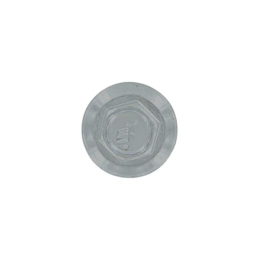 Fasteners Plus ST Fastening Maxx SteelBinder Metal to Metal #12 X 1-1/4" Light Gray Screws with EPDM Rubber Washer, 250-Count - Designed for Roofing and Siding Panels