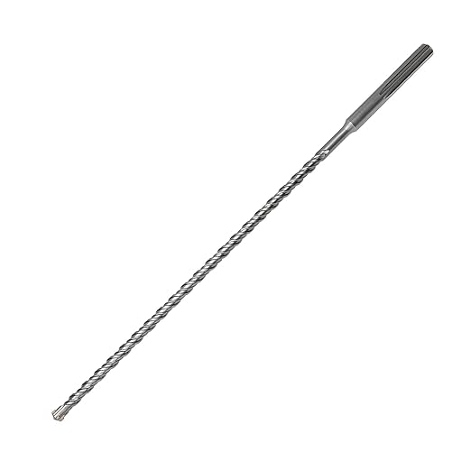 9/16 x 34 x 39 inch SDS Max Rotary Hammer Drill Bit, 14mm x 1000mm Masonry Drill Bit,Concrete Drill Bit for Masonry, Brick, Stone, Concrete (Length :1000mm / 39 inch, 14mm (9/16 in) Diameter)