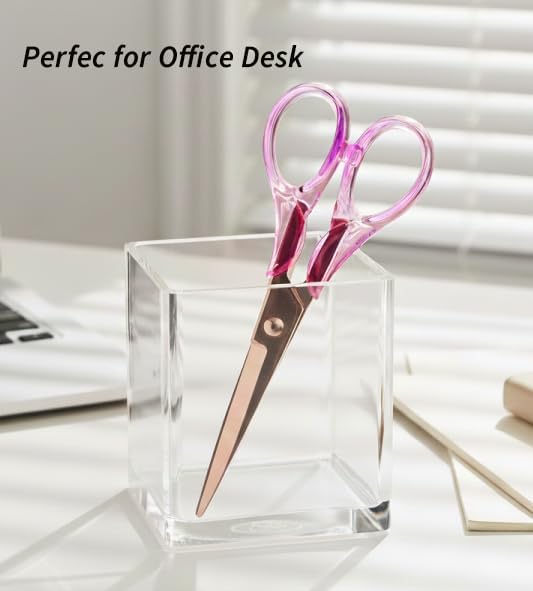 6.3??Small All-purpose Scissors, Stainless Steel Blade with Purple Acrylic Handle, Craft-Shears for Kids & Adult, Perfect for School, Home, Office Desk, Tijeras