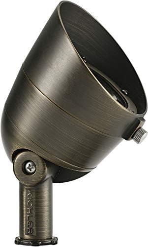Kichler 16158CBR27 Transitional Accent from Landscape LED Collection in Brass Finish, 3.50 inches
