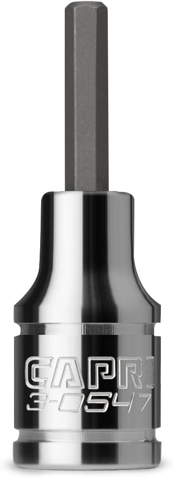 Capri Tools 1/8-Inch Hex Bit Socket, 1/4-Inch Drive, SAE