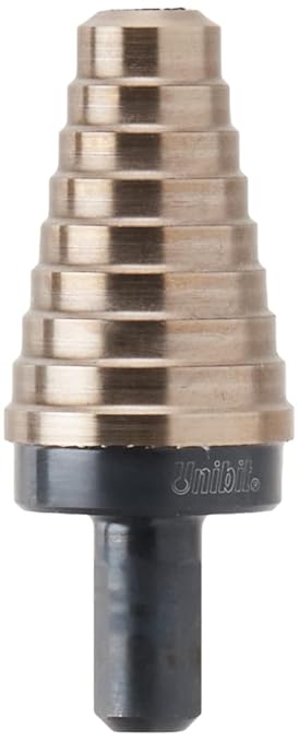 Irwin Tools IRWIN 10220CB Unibit 1/16-Inch Hole Enlarging 8-Steps Cobalt Alloy Steel Step Drill Bit