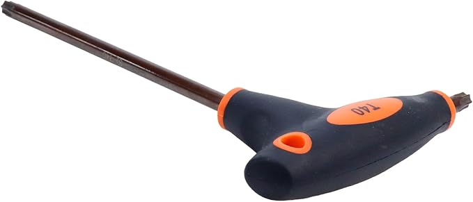 Antrader T40 Torx Screwdriver,Anti Tamper Proof Torx Key,S2 Steel T-Handle Dual End Wrench-1Pcs