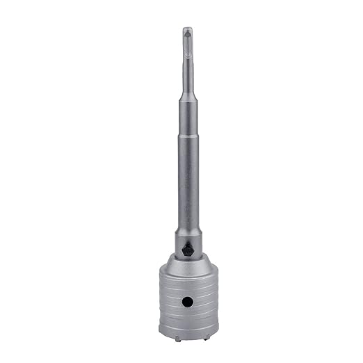 32mm (1-1/4 inch) Concrete Hole Saw with 220mm SDS Plus Shank Connecting Rod, Tungsten Carbide Teeth (7.7mm x 4mm) Cement Hole Saw for Concrete Cement Brick Wall Stone 32mm (1-1/4 inch)